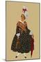 Norman Lady Holds Candle and Umbrella-Elizabeth Whitney Moffat-Mounted Art Print
