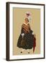 Norman Lady Holds Candle and Umbrella-Elizabeth Whitney Moffat-Framed Art Print