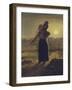 Norman Milkmaid, 1853-54-Jean-Francois Millet-Framed Giclee Print