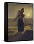 Norman Milkmaid, 1853-54-Jean-Francois Millet-Framed Stretched Canvas