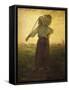 Norman Milkmaid in Greville, 1874-Jean-François Millet-Framed Stretched Canvas