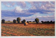 Hay Fields-Norman R^ Brown-Collectable Print