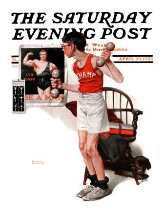 norman rockwell circus (直筆サイン入りリトグラフ)