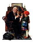 The Jewelry Shop (or Girl Trying on Jewelry)-Norman Rockwell-Giclee Print