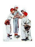 "Little Spooners" or "Sunset" Saturday Evening Post Cover, April 24,1926-Norman Rockwell-Giclee Print