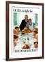 Norman Rockwell Freedom From Want WWII War Propaganda-Norman Rockwell-Framed Art Print