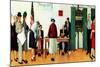 "Norman Rockwell Paints America at the Polls", November 4,1944-Norman Rockwell-Mounted Giclee Print