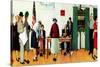 "Norman Rockwell Paints America at the Polls", November 4,1944-Norman Rockwell-Stretched Canvas