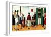 "Norman Rockwell Paints America at the Polls", November 4,1944-Norman Rockwell-Framed Giclee Print