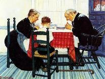 "Saying Grace", November 24,1951-Norman Rockwell-Giclee Print