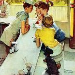 "Saying Grace", November 24,1951-Norman Rockwell-Giclee Print