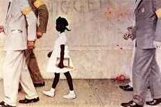 "Little Spooners" or "Sunset" Saturday Evening Post Cover, April 24,1926-Norman Rockwell-Giclee Print