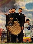Home Sweet Home (or Man on ship with Accordion)-Norman Rockwell-Giclee Print