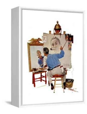 norman-rockwell-triple-self-