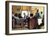 Norman Rockwell Visits a Country Editor-Norman Rockwell-Framed Giclee Print