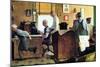 Norman Rockwell Visits a Country Editor-Norman Rockwell-Mounted Giclee Print