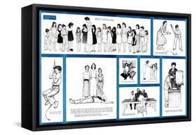 "Norman Rockwell Visits a Country School" B, November 2,1946-Norman Rockwell-Framed Stretched Canvas