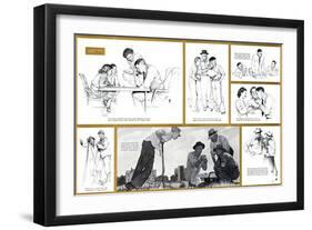 "Norman Rockwell Visits a County Agent" B, July 24,1948-Norman Rockwell-Framed Giclee Print