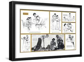 "Norman Rockwell Visits a County Agent" B, July 24,1948-Norman Rockwell-Framed Premium Giclee Print