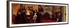 Norman Rockwell Visits a Family Doctor-Norman Rockwell-Framed Premium Giclee Print