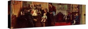 Norman Rockwell Visits a Family Doctor-Norman Rockwell-Stretched Canvas