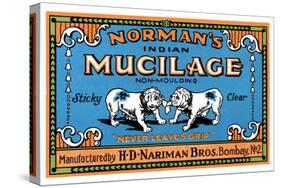 Norman's Indian Mucilage-null-Stretched Canvas
