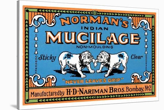 Norman's Indian Mucilage-null-Stretched Canvas