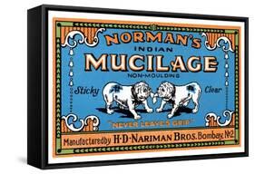 Norman's Indian Mucilage-null-Framed Stretched Canvas