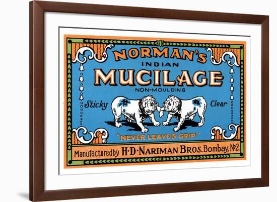 Norman's Indian Mucilage-null-Framed Premium Giclee Print