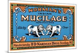 Norman's Indian Mucilage-null-Mounted Premium Giclee Print