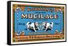 Norman's Indian Mucilage-null-Framed Stretched Canvas