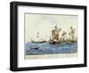 Norman Ships of William I the Conqueror (11th C)-null-Framed Art Print