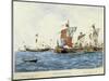 Norman Ships of William I the Conqueror (11th C)-null-Mounted Art Print