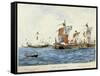 Norman Ships of William I the Conqueror (11th C)-null-Framed Stretched Canvas