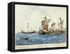 Norman Ships of William I the Conqueror (11th C)-null-Framed Stretched Canvas