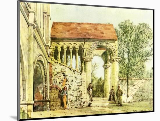 Norman staircase, King's School, Canterbury-Richard Phene Spiers-Mounted Giclee Print