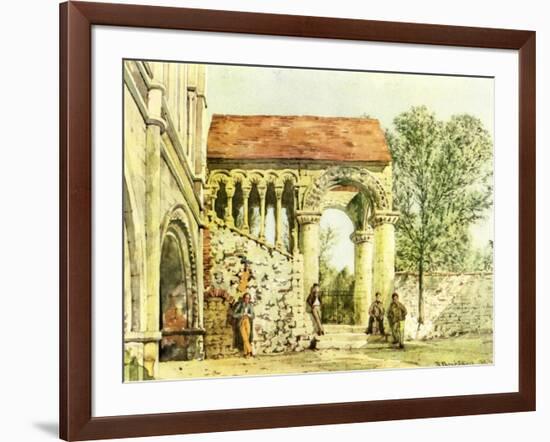 Norman staircase, King's School, Canterbury-Richard Phene Spiers-Framed Giclee Print