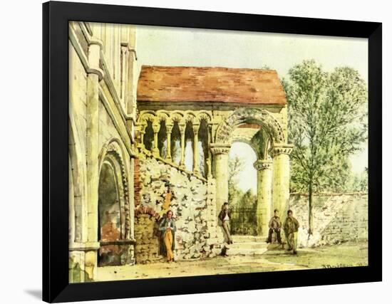 Norman staircase, King's School, Canterbury-Richard Phene Spiers-Framed Giclee Print