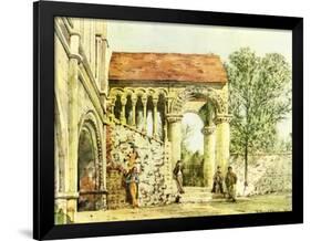 Norman staircase, King's School, Canterbury-Richard Phene Spiers-Framed Premium Giclee Print