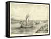 Norman Vessels Ascending a River-null-Framed Stretched Canvas