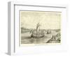 Norman Vessels Ascending a River-null-Framed Giclee Print