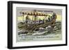 Norman Warship, 9th Century-null-Framed Giclee Print