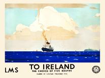 LMS To Ireland-Norman Wilkinson-Art Print