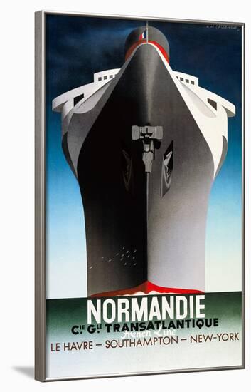 Normandie 1935-Adolphe Mouron Cassandre-Framed Art Print