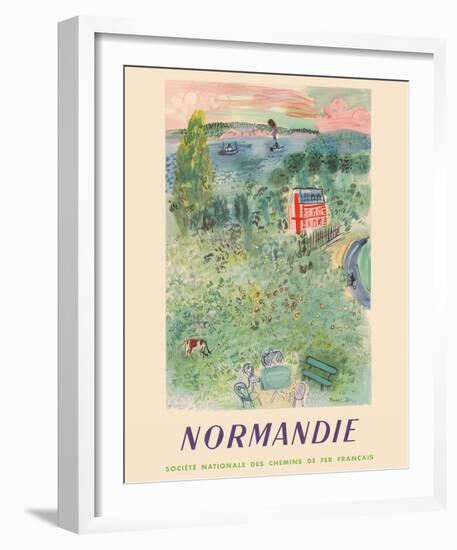 Normandie, France - SNCF (French National Railway Company)-Raoul Dufy-Framed Giclee Print