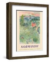 Normandie, France - SNCF (French National Railway Company)-Raoul Dufy-Framed Art Print