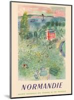 Normandie, France - SNCF (French National Railway Company)-Raoul Dufy-Mounted Art Print