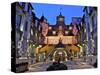 Normandy Barriere Hotel in the Evening, Deauville, Normandy, France-Guy Thouvenin-Stretched Canvas