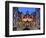 Normandy Barriere Hotel in the Evening, Deauville, Normandy, France-Guy Thouvenin-Framed Photographic Print