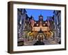 Normandy Barriere Hotel in the Evening, Deauville, Normandy, France-Guy Thouvenin-Framed Photographic Print